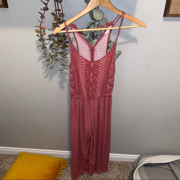 Pink Paisley Jumpsuit Small - Picture 1 of 3